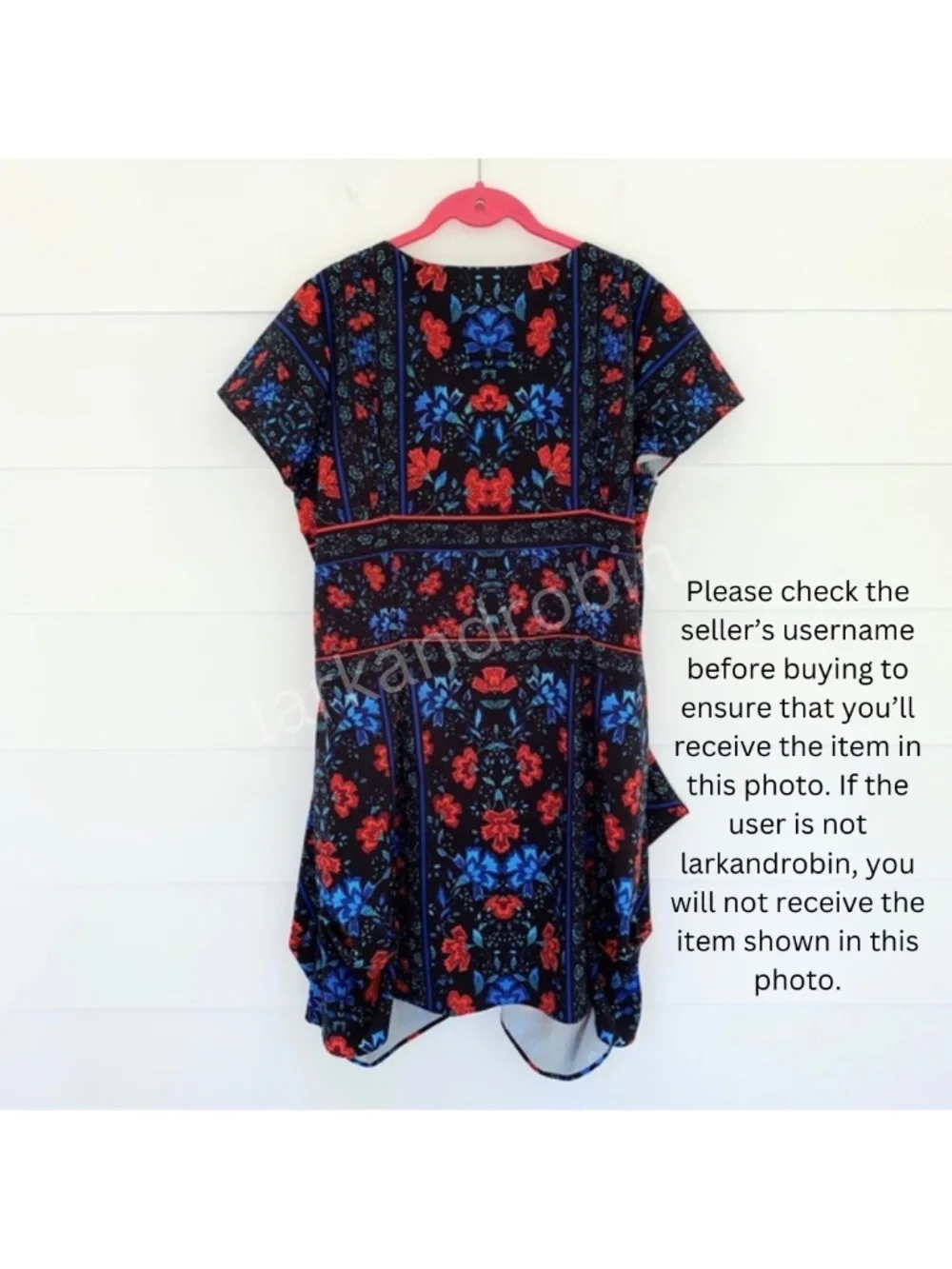 City Chic Folk Dance Print Zip Front Pleat Tunic Dress 16/Small